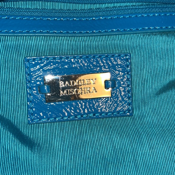 Badgely Mischka blue shoulder bag - Picture 14 of 16